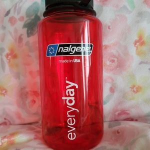 Nalgene plastic water bottle